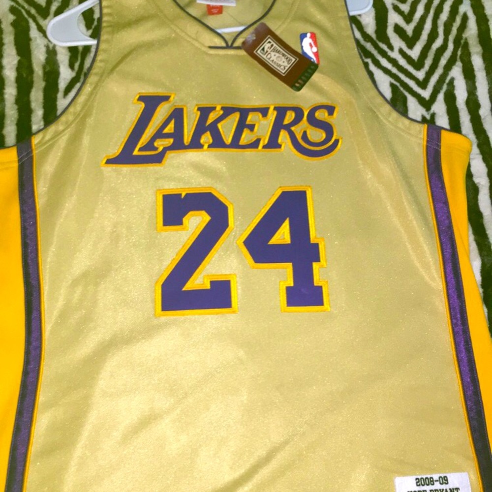 Premium Gold Jersey Lakers 2008-09 Kobe Bryant